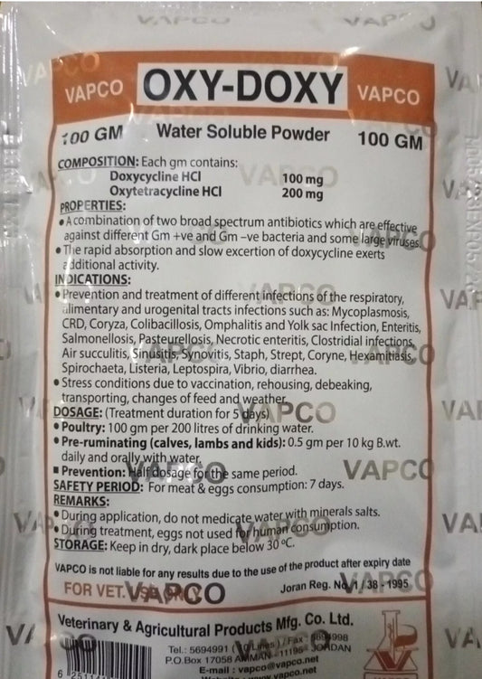 400 grams Oxy-doxy for polurty