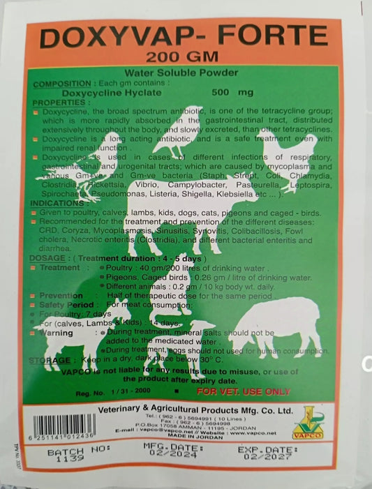 400 grams Doxyvap-Forte powder for poultry